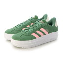 アディダス adidas レディース スニーカー VL COURT BOLD IH0365 (プリラブドグリーン/ピンクスパーク/アイボリー)