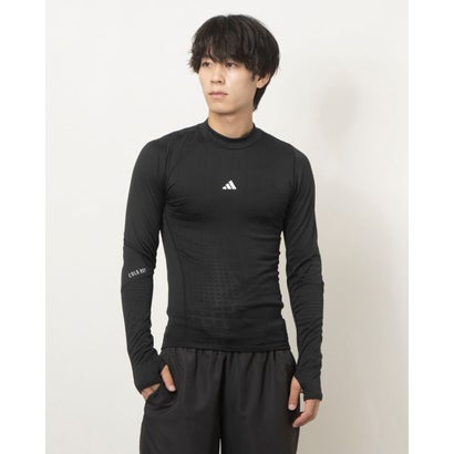 アディダス adidas メンズ フィットネス 長袖Tシャツ M TF CR LS Tシャツ IN5584 (ブラック)