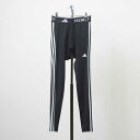 アディダス adidas メンズ フィットネス コンプレッションロングタイツ/スパッツ M TF 3ST タイツ IN5587 【返品不可商品】 (ブラック)