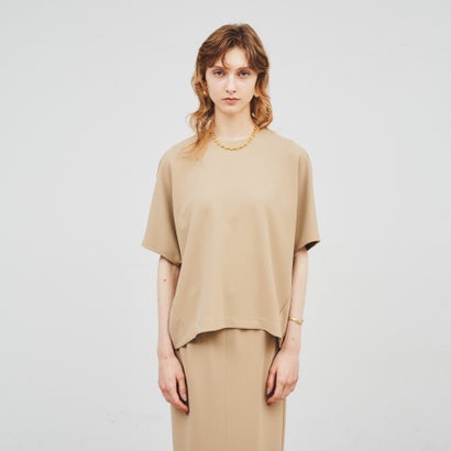 クロエンス cloenc ◆カットジョーゼットコクーンプルオーバー （モカブラウン(042)）(4)