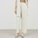 クロエンス cloenc ◆カットジョーゼットワイドパンツ (グレージュ(050))(4)