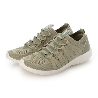 モズ moz レディース スリッポンスニーカー 4600 (グリーン) （グリーン）