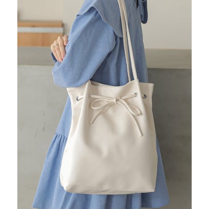 アルトローズ ALTROSE リボン A4 トートバッグ マリル （アイボリー）