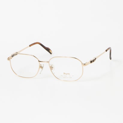 パリス PARIS メガネ 眼鏡 アイウェア レディース メンズ （ゴールド）
