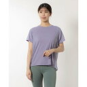 ティゴラ TIGORA レディース フィットネス 半袖Tシャツ フィットネス 後ろシア付き半袖Tシャツ TR-3F2874TS (ライラック)