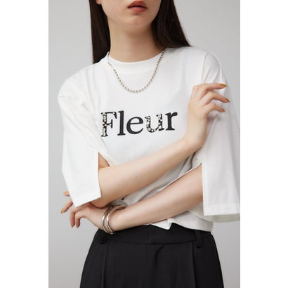 ビジューロゴTEE O/WHT1