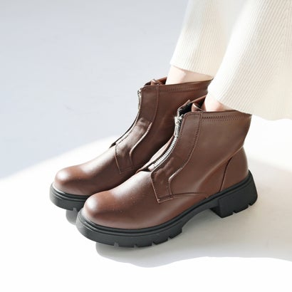 リーカ RiiiKa 厚底フトントジップブーツ （brown）