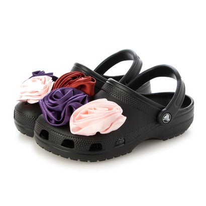 クロックス crocs Classic Rosette Clog （Black）