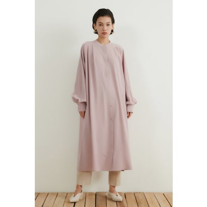 オンワンズオン On One's Own 長袖シャツワンピース・羽織り・ロングカーディガン・秋ワンピ (PINK) オンワンズオン On One's Own 長袖シャツワンピース・羽織り・ロングカーディガン・秋ワンピ (PINK)