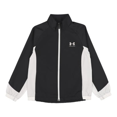 アンダーアーマー UNDER ARMOUR ジュニア ウインドジャケット UAスポーツスタイル メッシュ ジャケット 6000884 (Black / Whit...