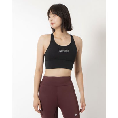 ニューエラ NEW ERA レディース フィットネス スポーツブラ PAW BRA TOP BLK 14121940 (ブラック)