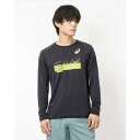 アシックス ASICS メンズ 陸上/ランニング 長袖Tシャツ MEN GRAPHIC LONG SLEEVE TOP 2091A717 (パフォーマンスブラック)