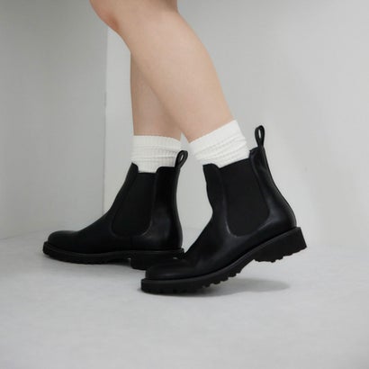 ラシックドット Rachic. 【レイン対応】サイドゴアアンクルブーツ (ブラック)
