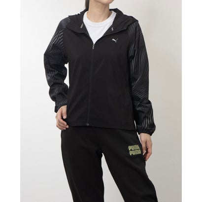 プーマ PUMA レディース 陸上/ランニング 半袖Tシャツ RUN FAVORITE AOP ウーブンジャケット ウィメンズ_ 524534 (プーマ ブラック) プーマ PUMA レディース 陸上/ランニング 半袖Tシャツ RUN FAVORITE AOP ウーブンジャケット ウィメンズ_ 524534 (プーマ ブラック)