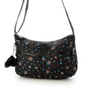 キプリング アジア限定 Kipling IZELLAH B5サイズ クロスボディバッグ (Flower Polka)