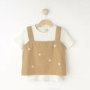 シューラルー キッズ SHOO・LA・RUE/Kids 花刺繍ビスチェSET (ベージュ(052))