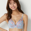 アモスタイル バイ トリンプ AMOSTYLE BY Triumph 夢みるブラ DeepV アモスタイル × マナミサクライ(A,B,C,Dカップ) AMST1485 WHU JX (セレスチャルブルー)