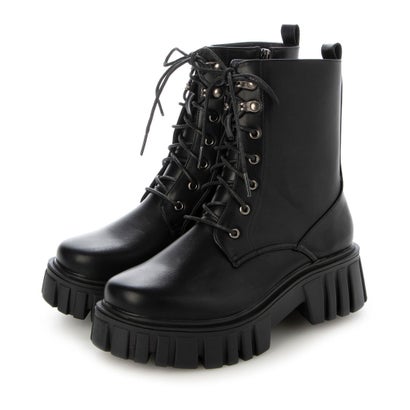 メタルルージュ Metal Rouge ラギットソール レースアップブーツ （ブラック）