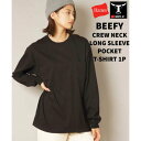 ジーンズメイト JEANS MATE 【HANES】BEEFY ビーフィー H5196 コットン100% ロング スリーブ Tシャツ 長袖 ヘビーウェイト タフ...