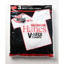 ジーンズメイト JEANS MATE 【HANES】赤ラベル 綿100% VネックTシャツ 3Pパック 3枚組 肌着にも シャツインが決まるVネック (ホワイト...
