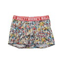 ジーンズメイト JEANS MATE 【Where'sWally?】ウォーリーボクサーパンツ【返品不可商品】 (レッド)