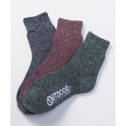 アウトドアプロダクツ OUTDOOR PRODUCTS 【OUTDOORPRODUCTS】吸湿 発熱 3P ソックス あったか 靴下 3足組 （D）