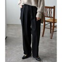 ボンジュールサガン BONJOUR SAGAN ベルクロタックパンツ (BLACK)