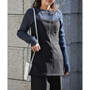 ボンジュールサガン BONJOUR SAGAN フロントジップビスチェキャミ (BLACK)