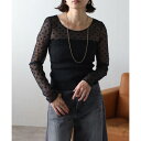ボンジュールサガン BONJOUR SAGAN ダンボールニットビスチェ (BLACK)