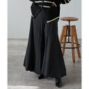 ボンジュールサガン BONJOUR SAGAN ピーチスキンバルーンスカート (BLACK)