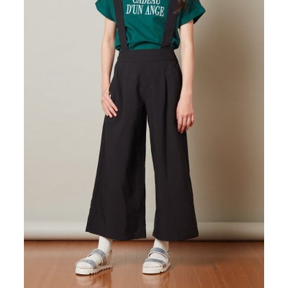 アー・ヴェ・ヴェ a.v.v [120ー130]【2WAY】サスペンダー付きワイドパンツ （ブラック）
