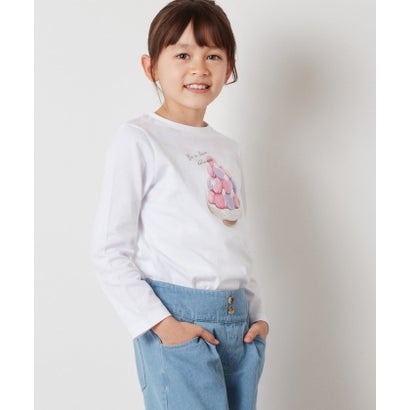 アー・ヴェ・ヴェ a.v.v [160]モチーフプリントロンT （ホワイト）