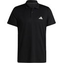 アディダス adidas adidas アディダス M TRーES BASE ポロシャツ メンズ 半袖シャツ 半袖ポロシャツ BXH4 (BLK/WHT)