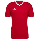 アディダス adidas adidas アディダス サッカー サッカーウェア ENTRADA22 ジャージー 半袖シャツ ZG486 (チームパワーRED)
