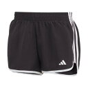 アディダス adidas adidas アディダス マラソン 20 ランニングショーツ レディース ハーフパンツ ショー (BLK/WHT)