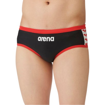 アリーナ arena ARENA アリーナ スイミング メンズ 水着 トレーニングブリーフ SAR4108【返品不可商品】 （ブラック/レッド）