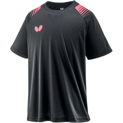 バタフライ BUTTERFLY バタフライ Butterfly 卓球 Tシャツ エスプレ・Tシャツ 半袖 シャツ 練習着 トレーニ （ロゼ）