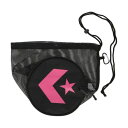 コンバース CONVERSE CONVERSE コンバース ボールも入るメッシュバッグ 9L バスケ バスケット ミニバス ボ (ブラック/マゼンタ)(4)
