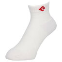 コンバース CONVERSE CONVERSE コンバース バスケット テーピングソックス 靴下 くつ下 ソックス ショート【返品不可商品】 (ホワイト/レッド)(4)