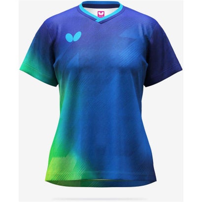 バタフライ BUTTERFLY バタフライ Butterfly 卓球 卓球 セラシア・シャツ・レディース 46579 （ブルー）