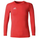 フィンタ FINTA FINTA フィンタ サッカー JRストレッチL/Sクルーネックアンダーシャツ FT5998 7100【返品不可商品】 (レッド)(4)