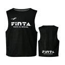 フィンタ FINTA FINTA フィンタ サッカー ジュニアビブス 1枚 FT6554 0500 (ブラック)(4)