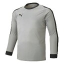 プーマ PUMA PUMA プーマ サッカー LIGA ジュニア GKシャツ パッド付き サッカー・フットサル ゴー (05SILVER-BLA)(4)