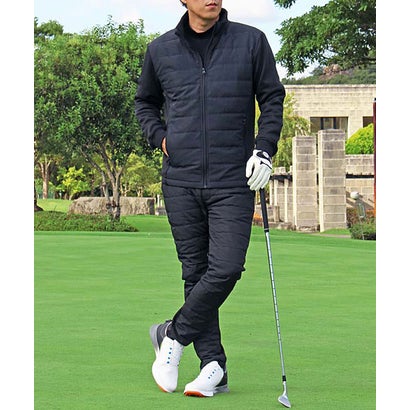 トップイズム TopIsm ゴルフウェア セットアップ メンズ 上下セット ダウンジャケット ゴルフパンツ 暖..