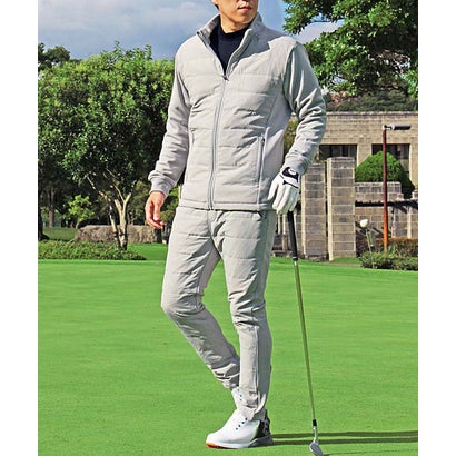 トップイズム TopIsm ゴルフウェア セットアップ メンズ 上下セット ダウンジャケット ゴルフパンツ 暖..