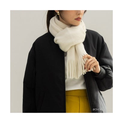 マックハウス Mac-House NAVY ネイビー ラッセルマフラー TAーMHー045 （ホワイト）