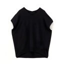 マックハウス Mac-House HusHusH ハッシュアッシュ Vネックコクーンニット P42ー18550 (ブラック)