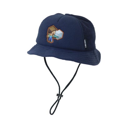 楽天LOCOMALL（ロコンド公式ストア）シネマコレクション cinemacollection マインクラフト 帽子 KIDSフリースハット ネイビー Minecraft カイタックファミリー 子ども キッズ ゲームキャラクター グッズ （メーカー指定色）