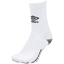 アンブロ umbro UMBRO アンブロ サッカー サッカー グリップミドルソックス UAS8333 WHT【返品不可商品】 (ホワイト)