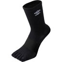 アンブロ umbro UMBRO アンブロ サッカー 五本指ミドルソックス UAS8422【返品不可商品】 (ブラック)